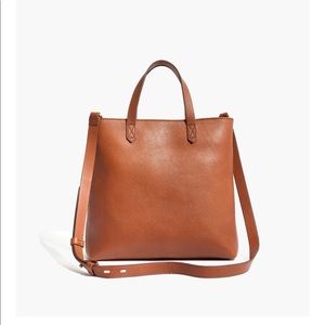 Madewell Leather Crossbody Zip-Top Bag